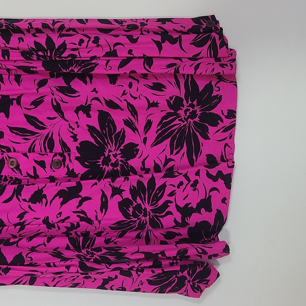 Givenchy En Plus Floral Print Top And Skirt Set Size 18W - Picture 4 of 14